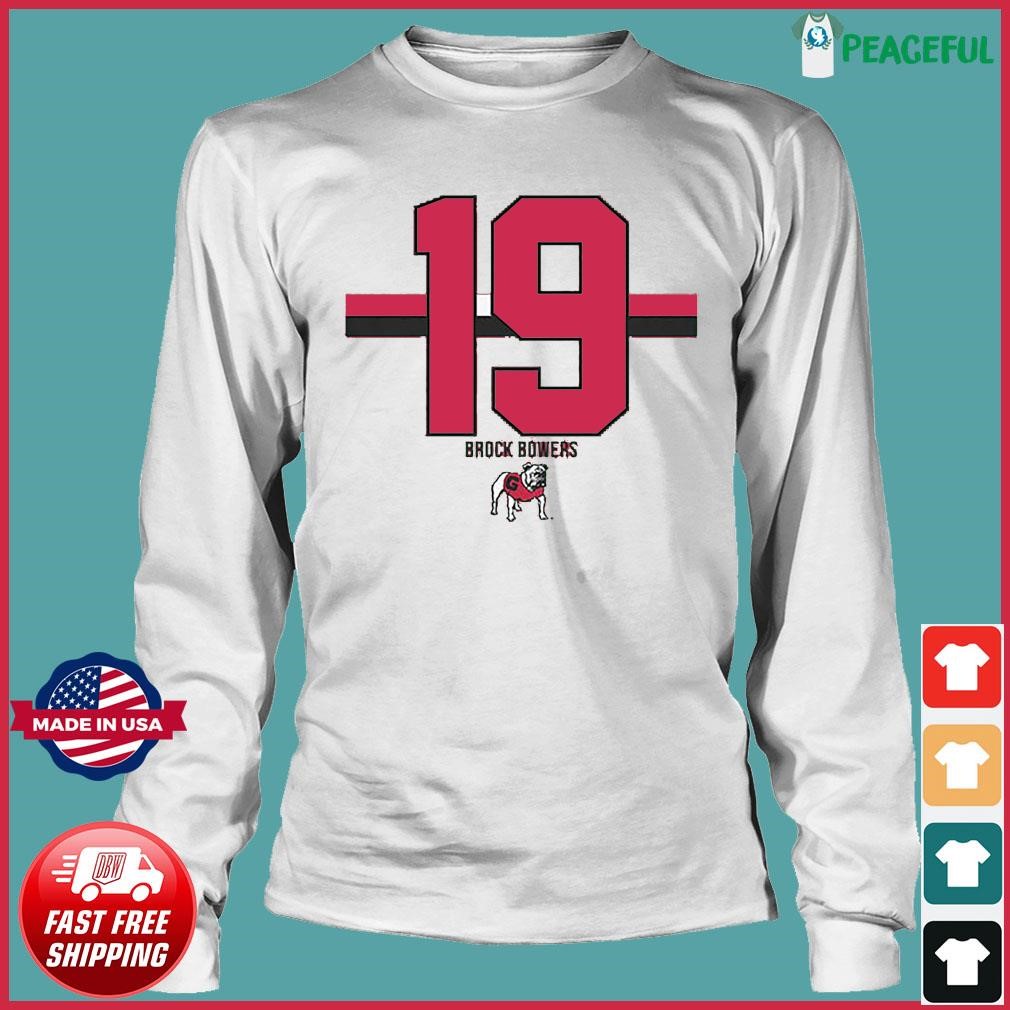 Official georgia Football Brock Bowers 19 shirt, hoodie, sweater