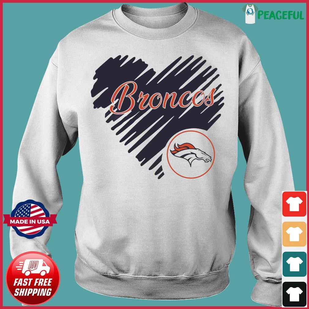 Heart Denver Broncos NFL Logo shirt, hoodie, longsleeve