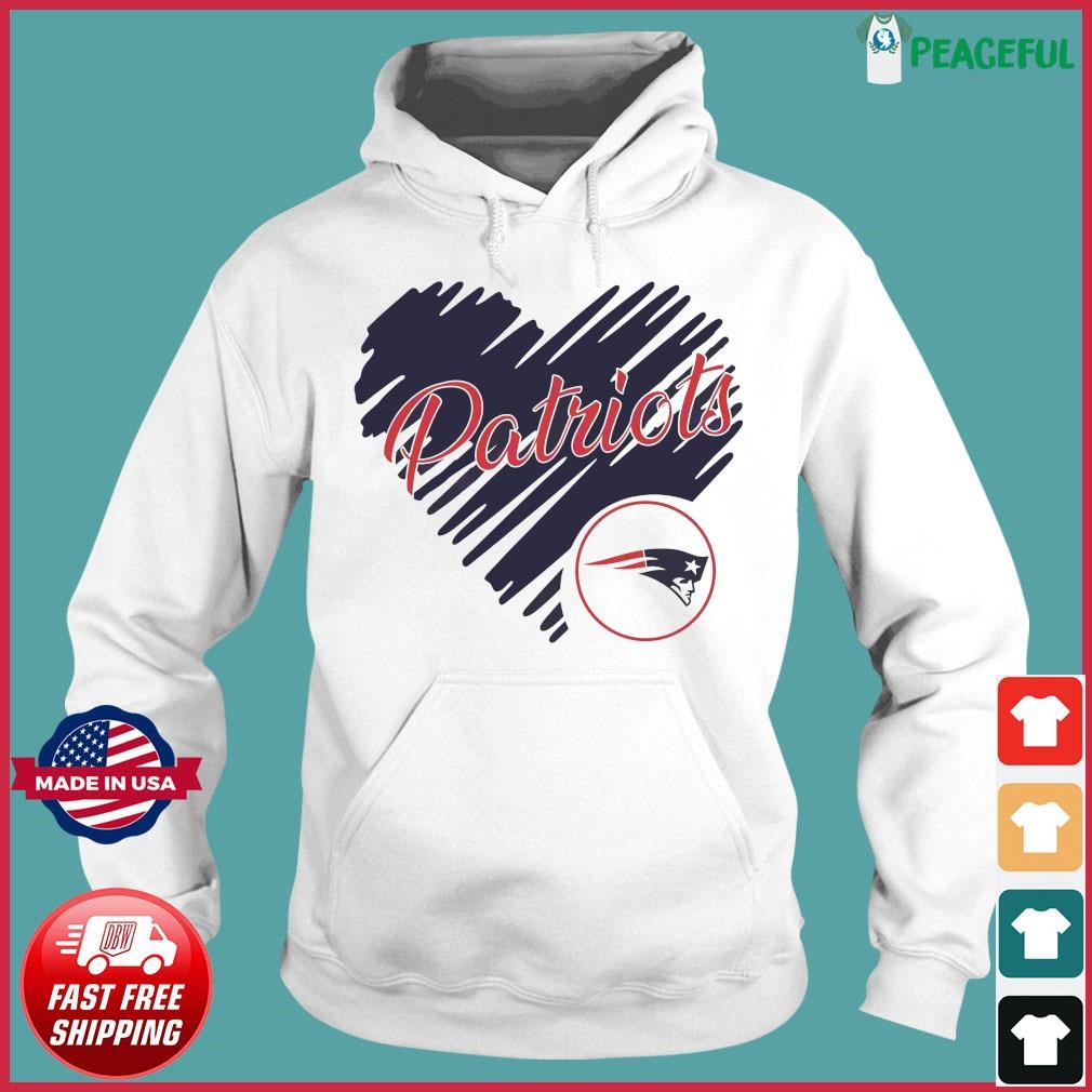 Heart New England Patriots NFL Team Logo shirt, hoodie, longsleeve,  sweatshirt, v-neck tee