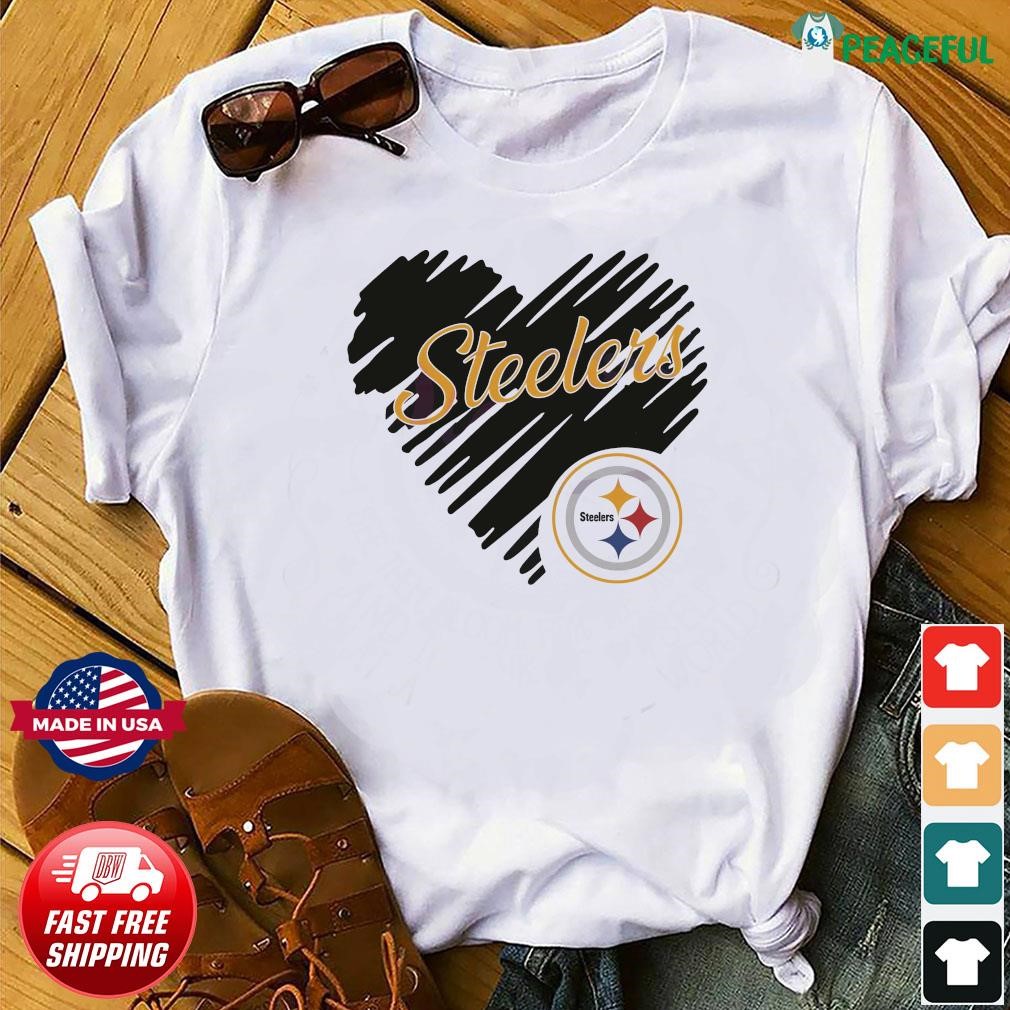 Heart Pittsburgh Steelers NFL Logo shirt, hoodie, sweater, long sleeve and tank  top