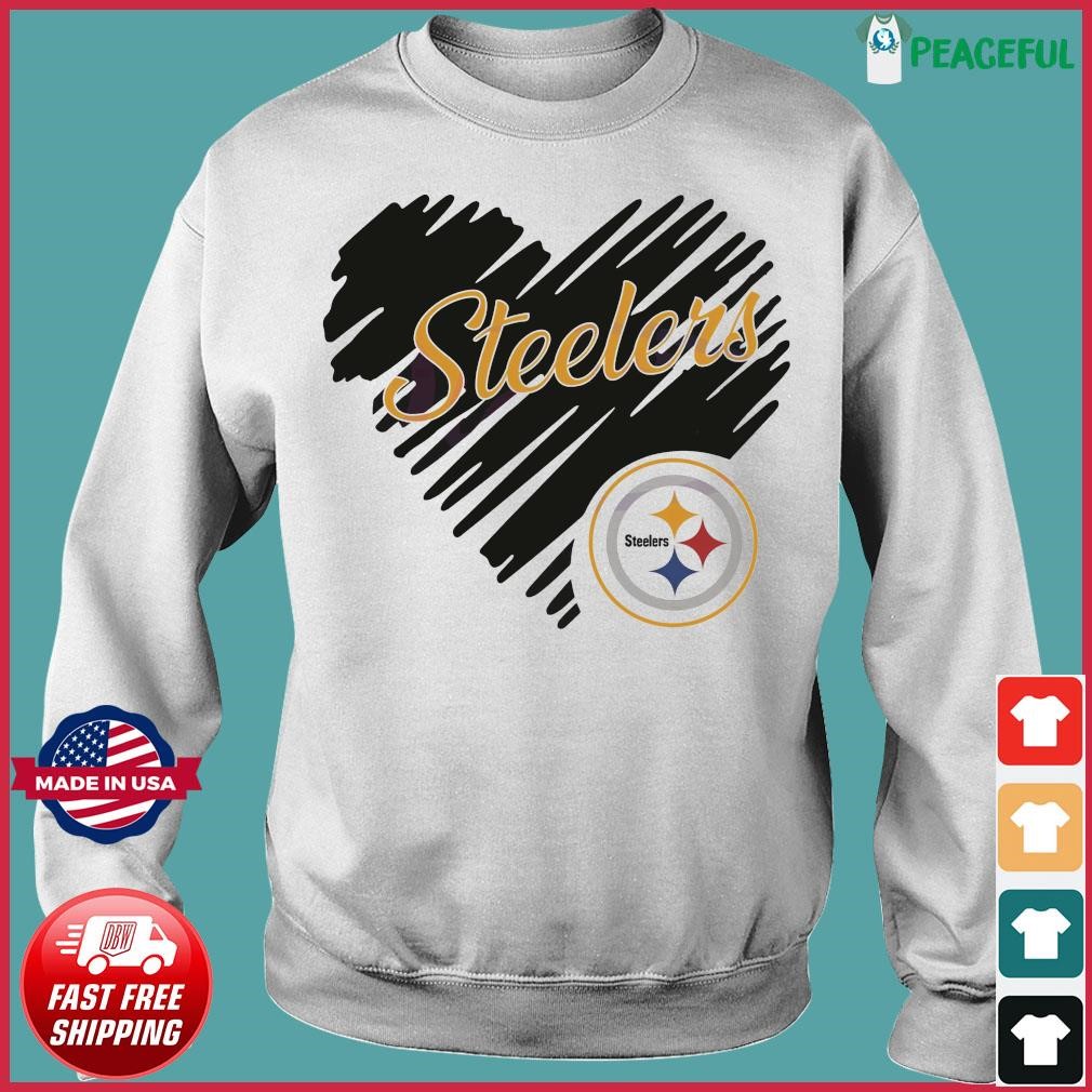 Heart Pittsburgh Steelers NFL Logo shirt, hoodie, longsleeve