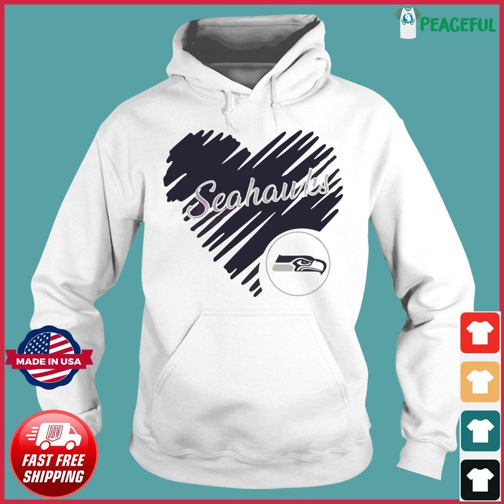 Heart Seattle Seahawks NFL Team Logo shirt, hoodie, sweater, long sleeve  and tank top