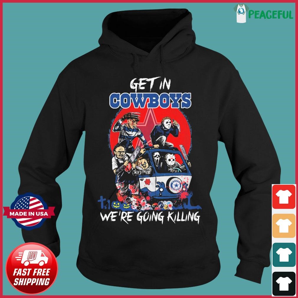 Horror Dallas Cowboys Happy Halloween shirt, hoodie, sweatshirt