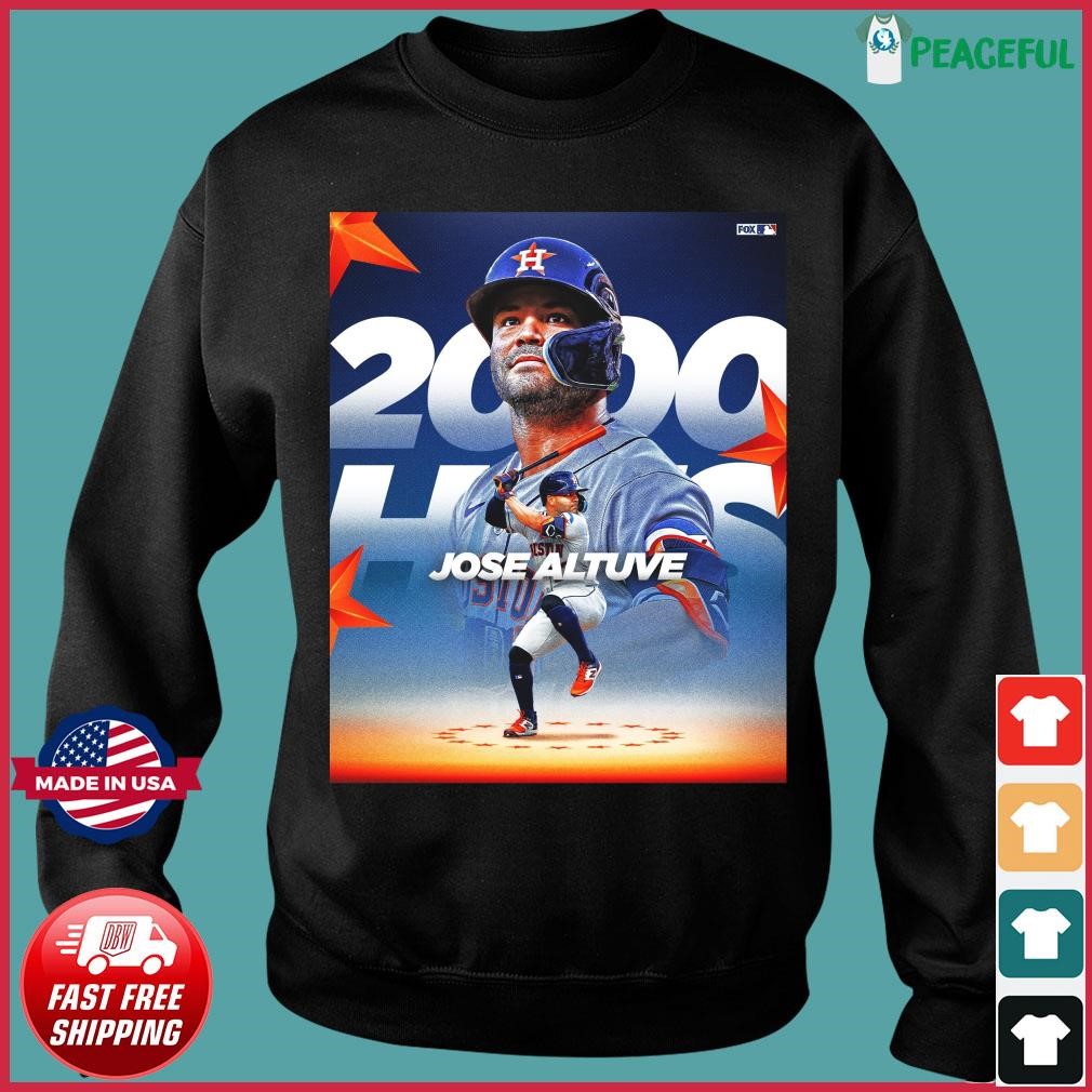 2000 Hít Jose Altuve Houston Astros Shirt, hoodie, sweater, long