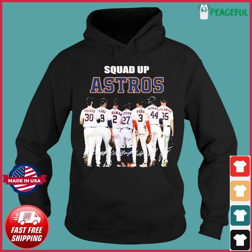 Houston astros all team player signatures 2023 shirt, hoodie