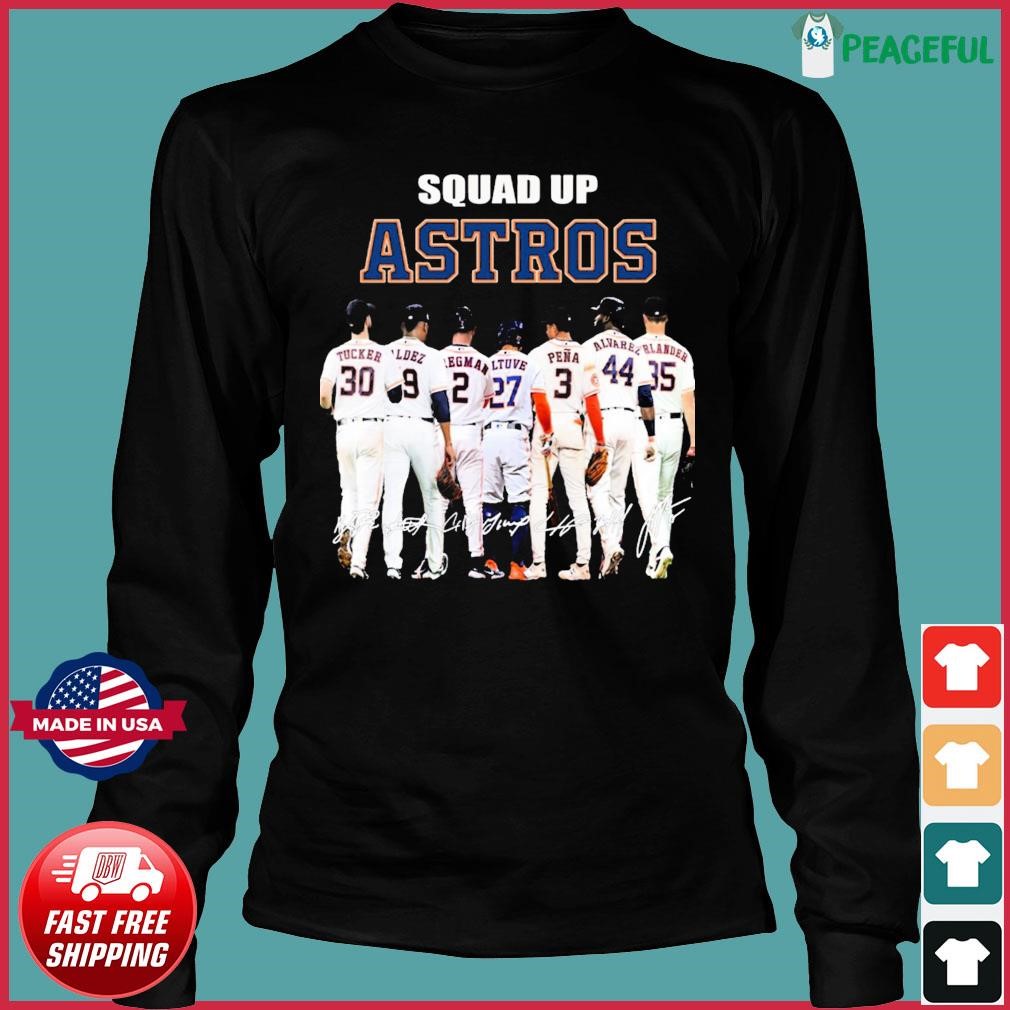 Squad Up Astros Signature T-Shirt, hoodie, sweater, long sleeve
