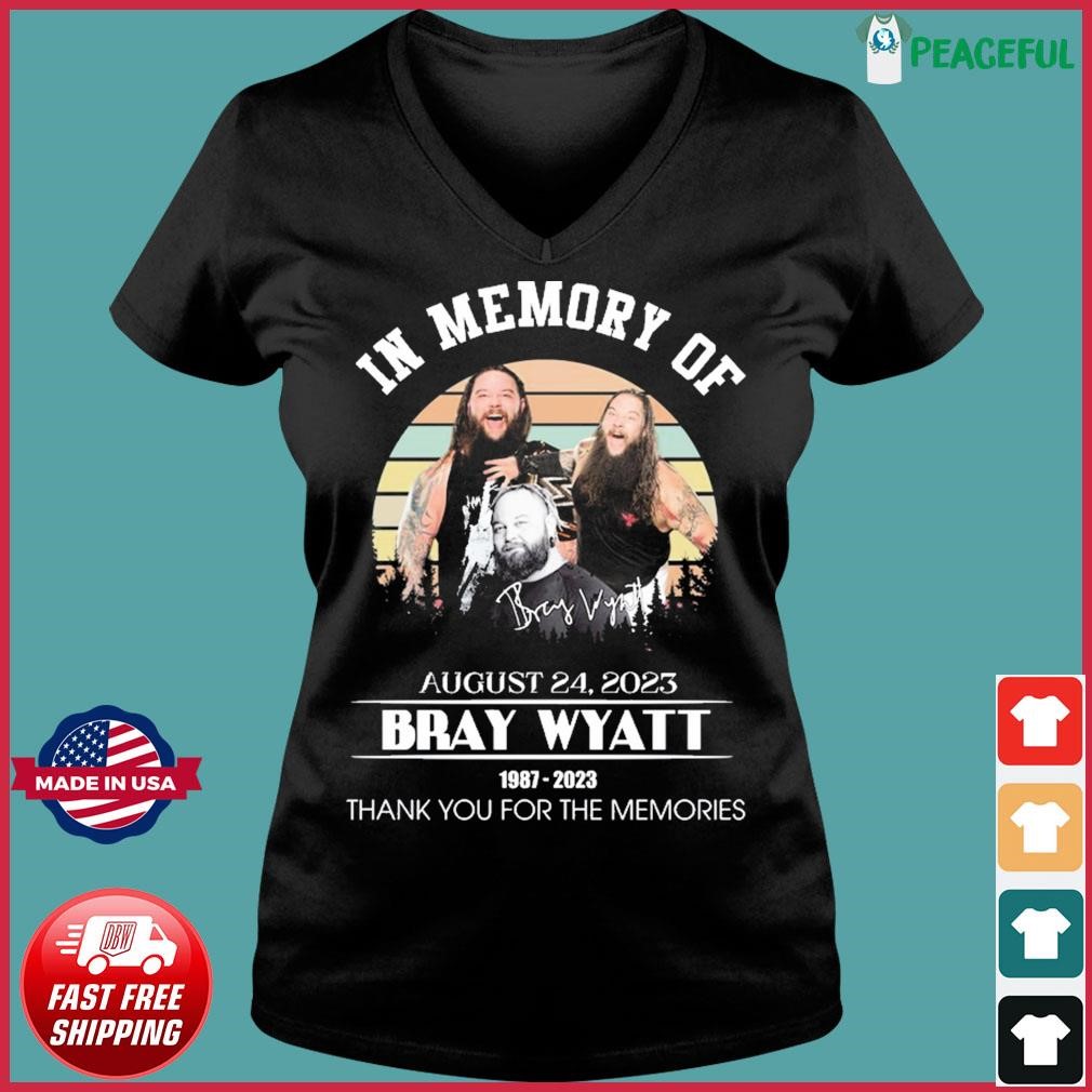 Remembering Bray Wyatt 1987-2023 Shirt, hoodie, sweater, long sleeve and  tank top