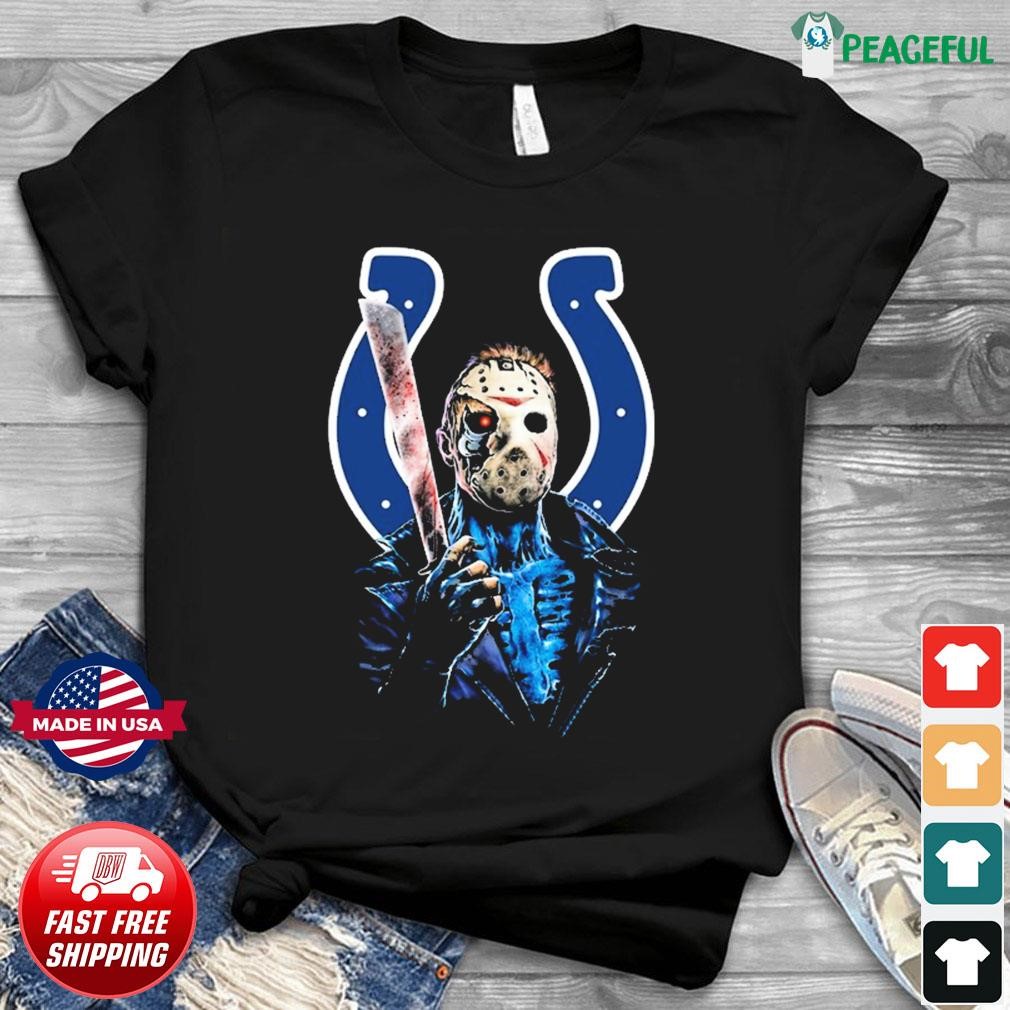 Indianapolis Colts NFL Jason Voorhees Custom Name And Number