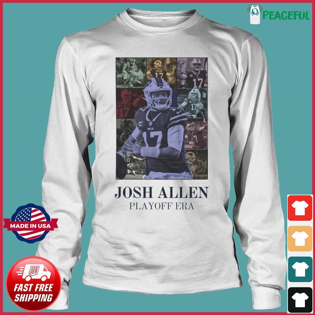 Official Josh allen Buffalo Bills vintage retro T-shirt, hoodie, tank top,  sweater and long sleeve t-shirt