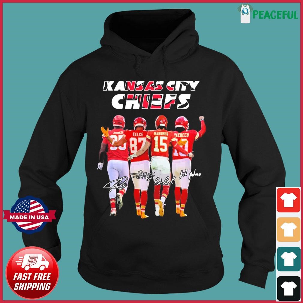 Kansas City Chiefs Jones Kelce Mahomes And Pacheco Shirt, hoodie, sweater,  long sleeve and tank top