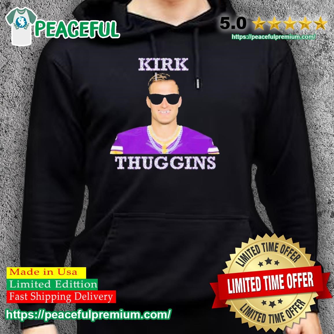 Kirk Cousins Kirk Thuggins 8 Bit T Shirt