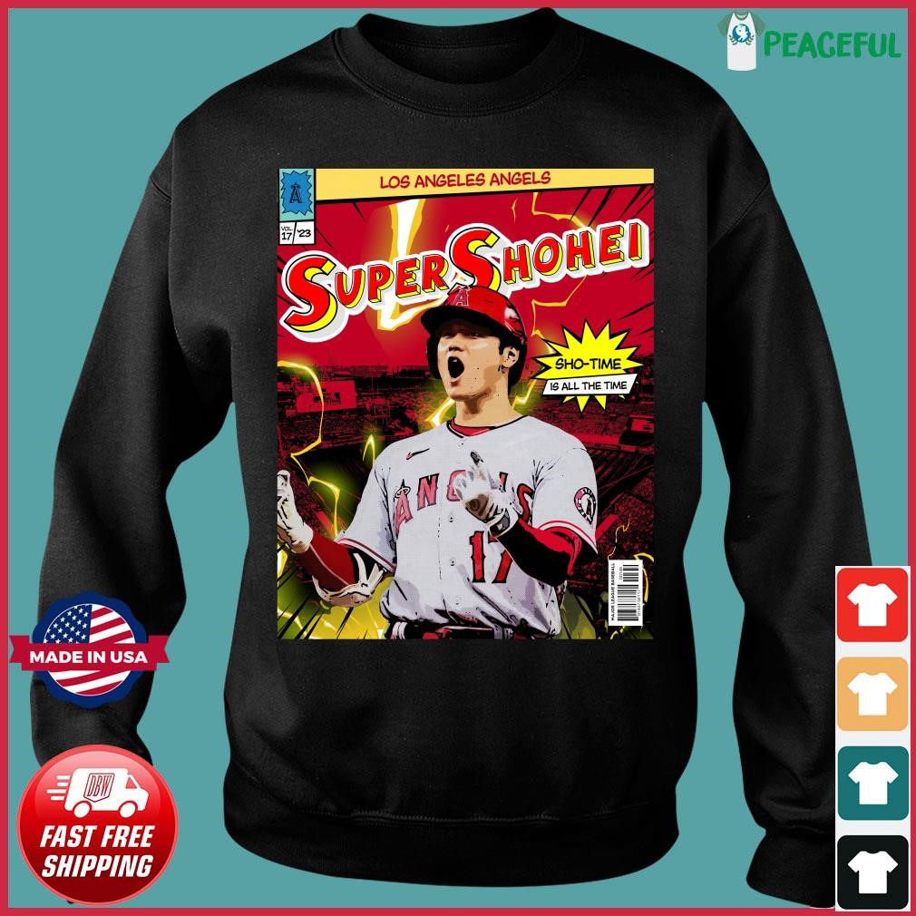 Sho Time Los Angeles Angels Super Shohei Shirt, hoodie, longsleeve