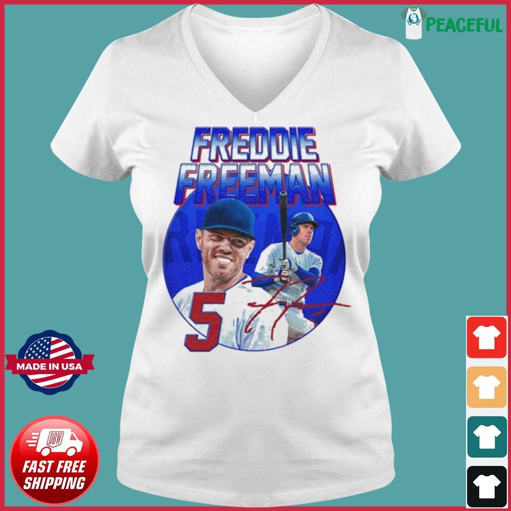 Freddie Freeman Los Angeles Text T-shirt