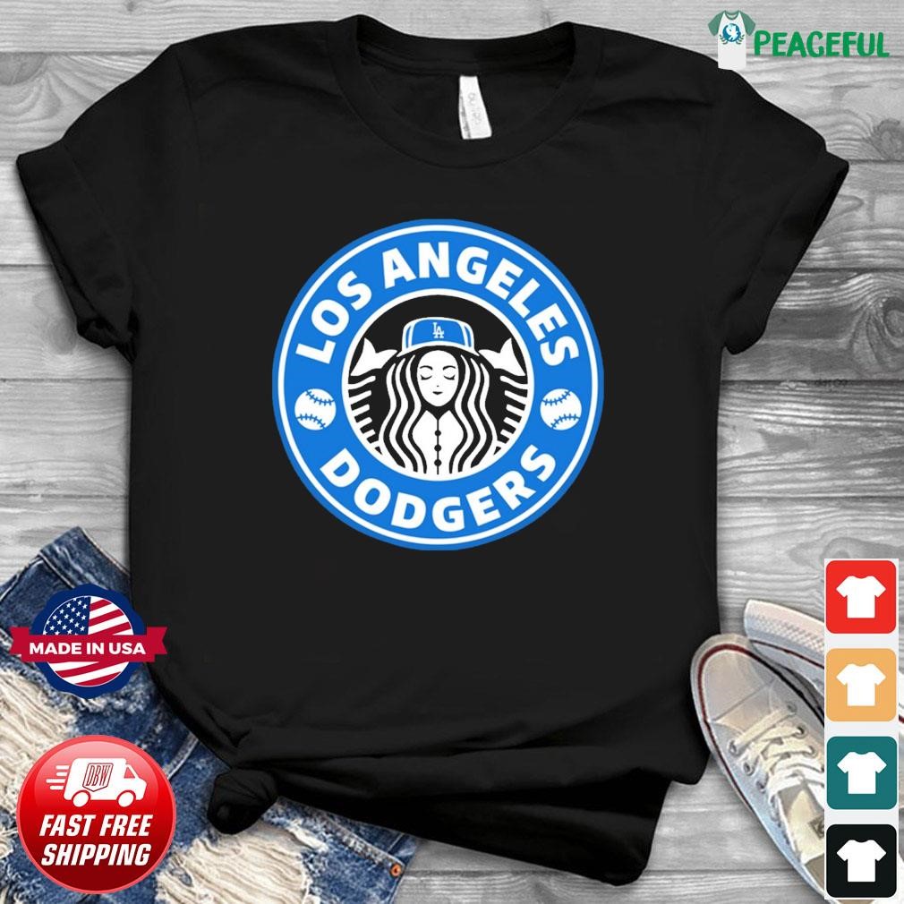 Nice los Angeles Dodgers Starbucks shirt, hoodie, sweater, long