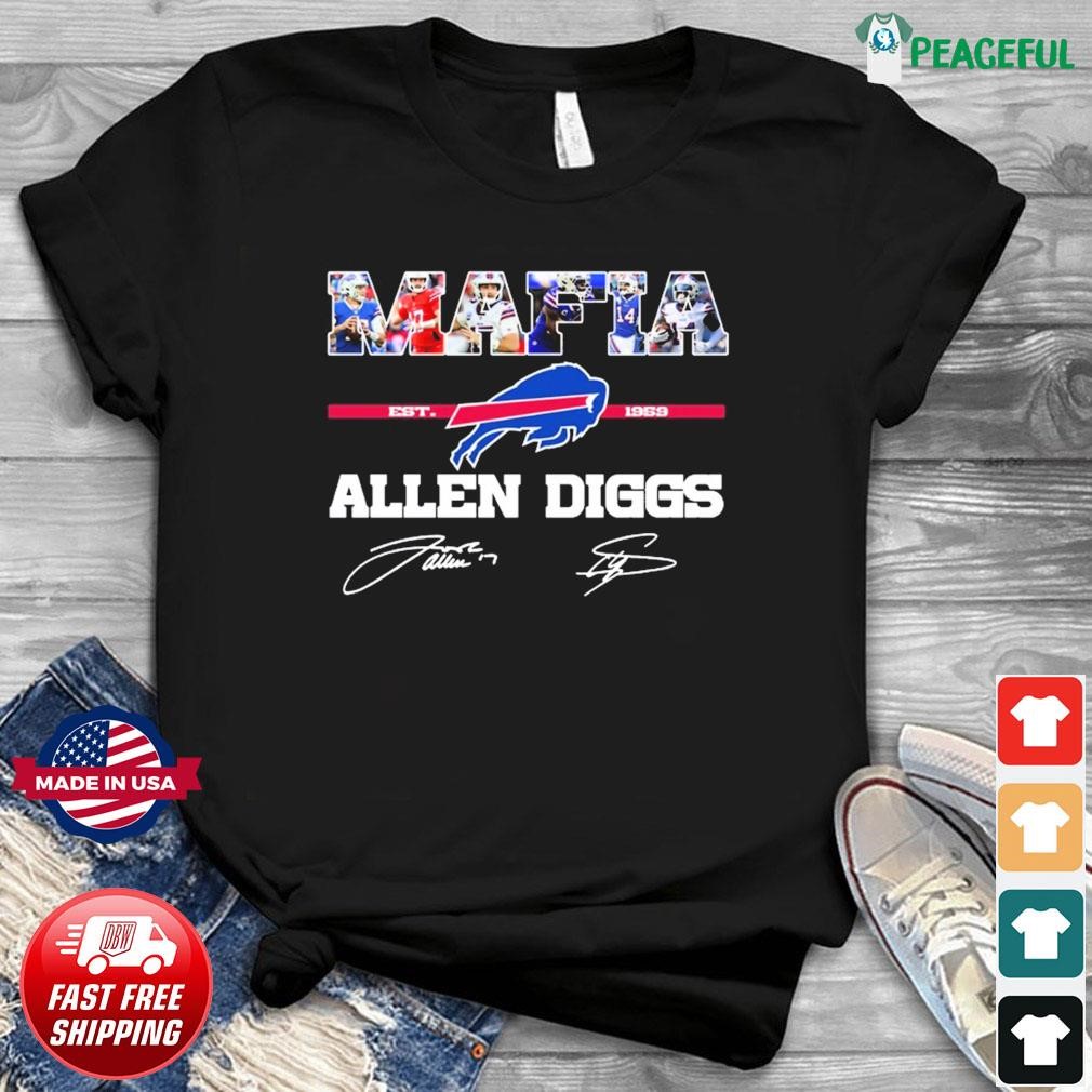 Buffalo Bills Logo With American Flag Short Sleeve Shirt