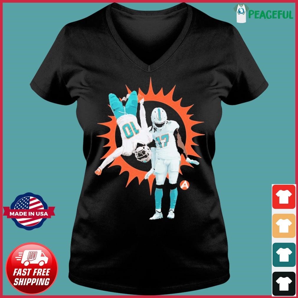 Miami Dolphins Tyreek Hill and Jaylen Waddle Celly Kids 2023 shirt