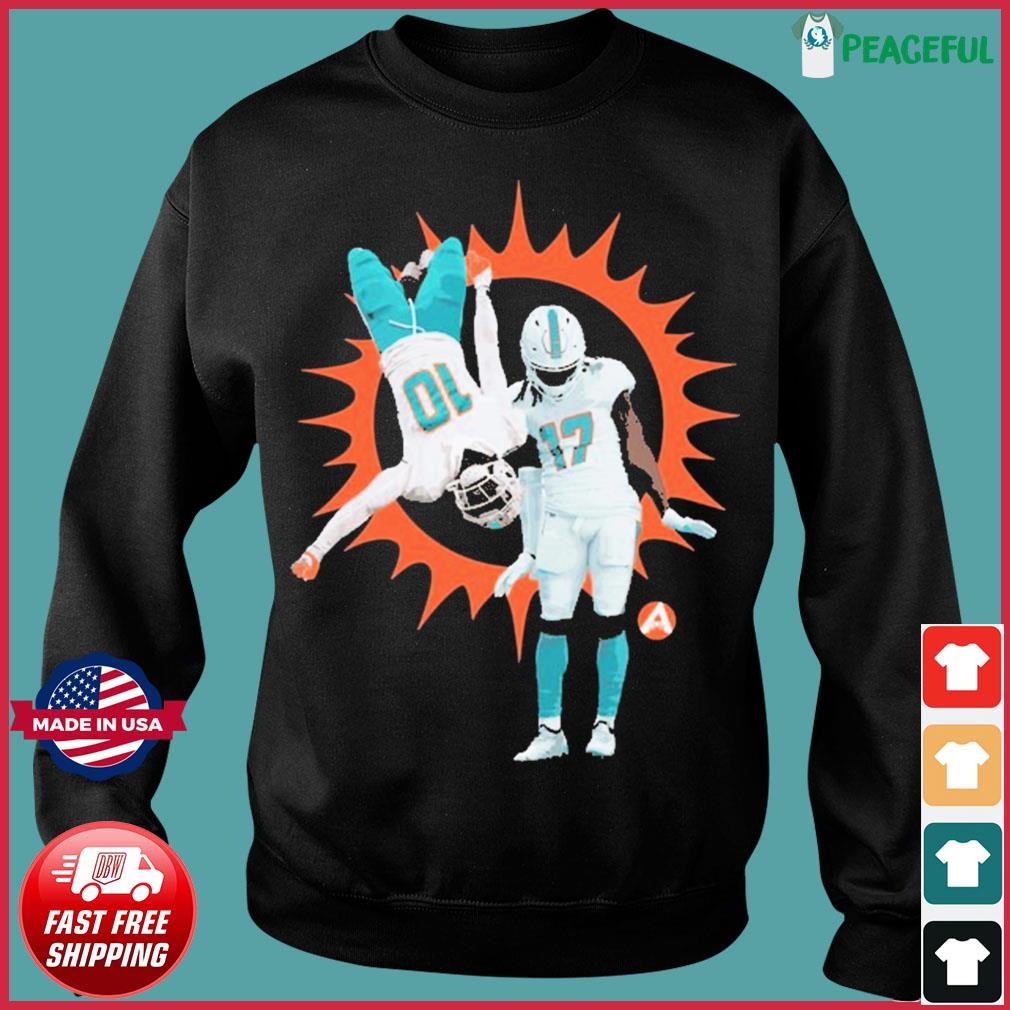 Miami Dolphins Tyreek Hill and Jaylen Waddle Celly Kids 2023 shirt, hoodie,  sweater, long sleeve and tank top