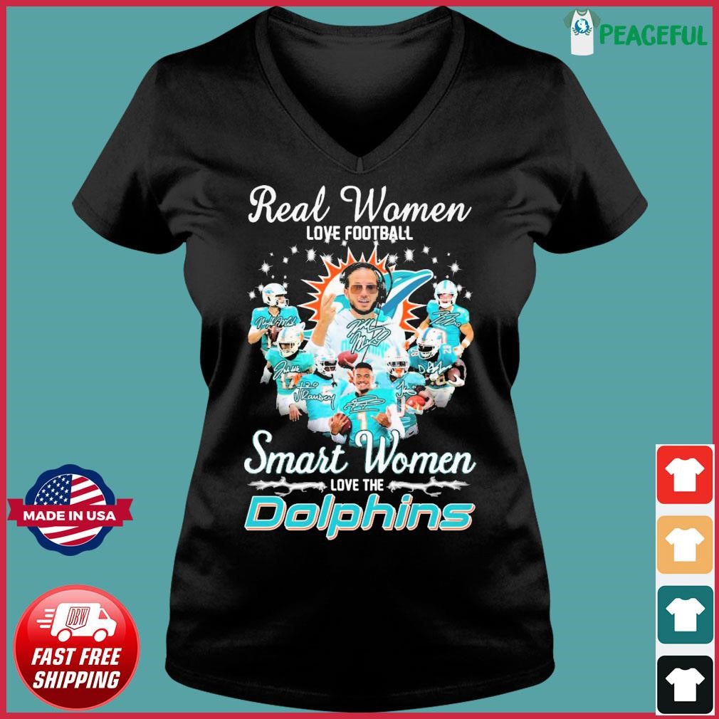 Miami Dolphins Real Women Love Football Smart Women Love The Miami Dolphins  2023 Signatures shirt, hoodie, sweater, long sleeve and tank top