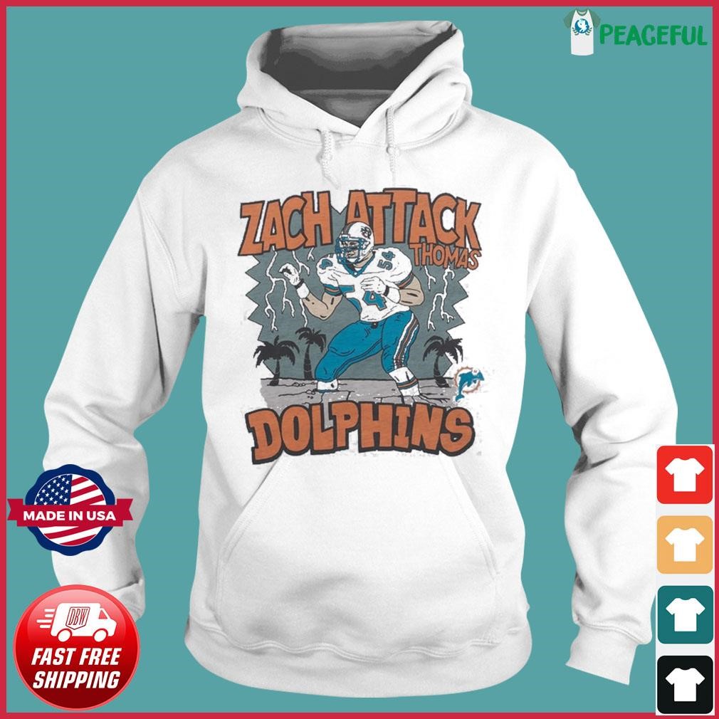 Miami Dolphins Zach Attack Thomas shirt, hoodie, sweater, long sleeve and  tank top