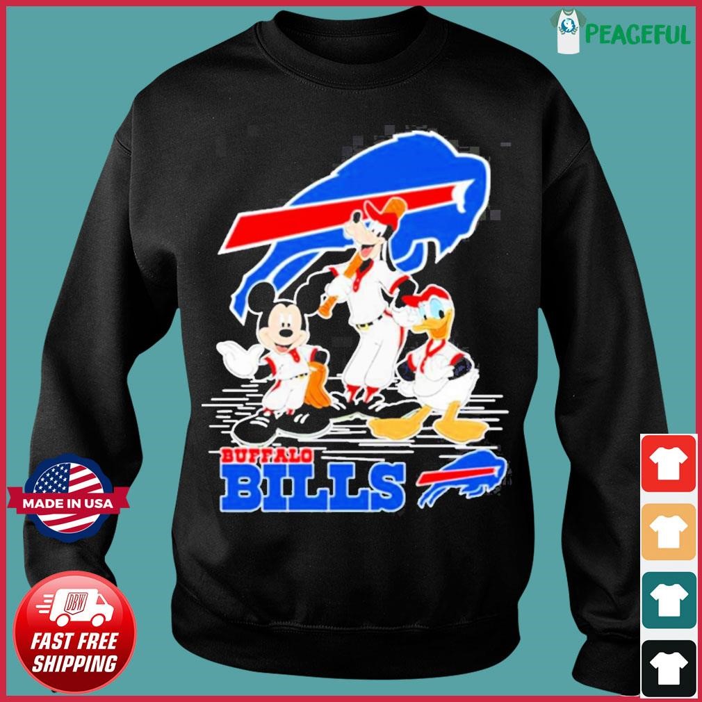 Mickey Mouse Cartoon Characters Buffalo Bills Baseball 2023 Shirt