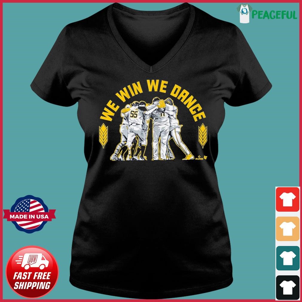 New “We Win We Dance” shirts now available - Brew Crew Ball