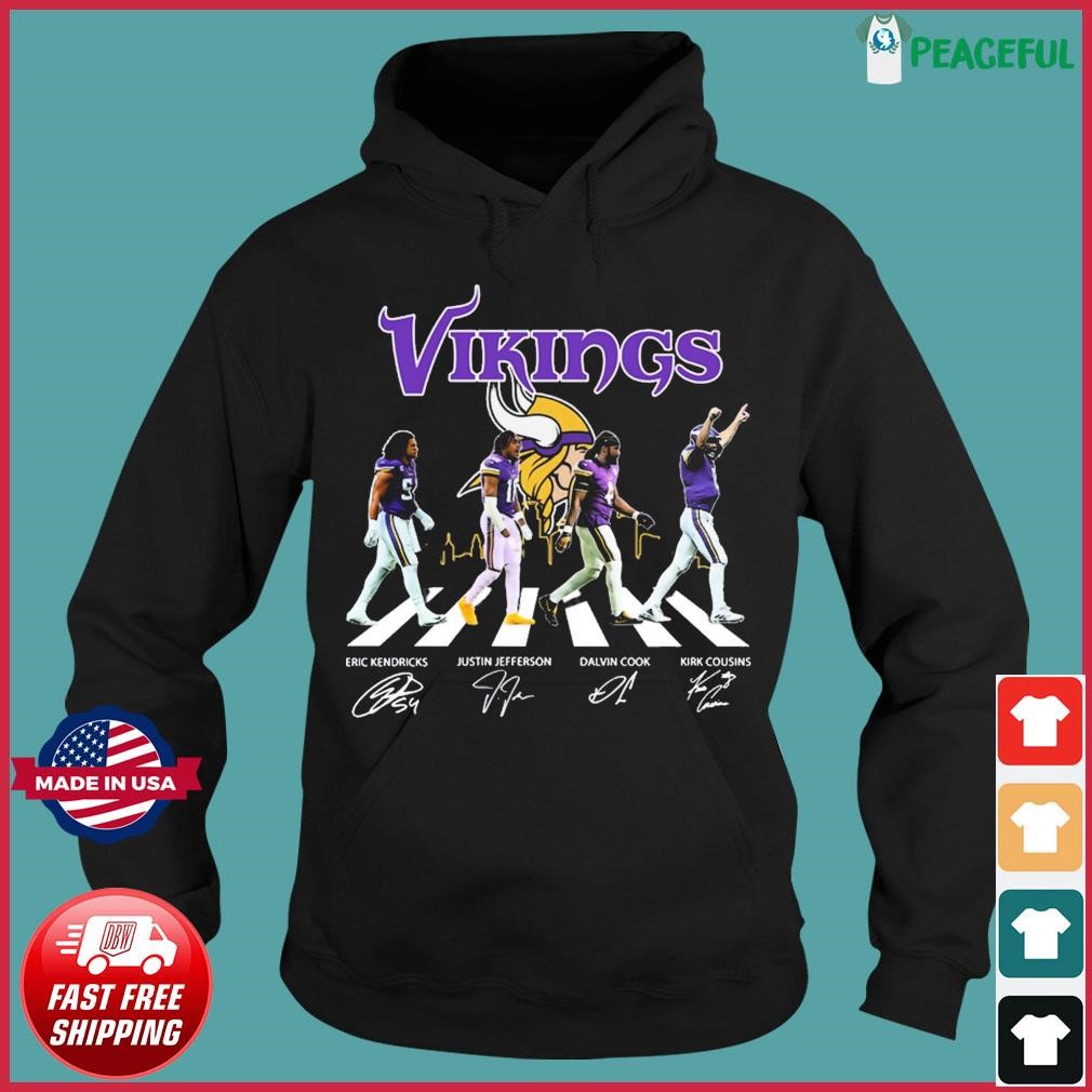 Minnesota Vikings Kirk Cousins Justin Jefferson And Dalvin Cook Signatures  Shirt, hoodie, sweater, long sleeve and tank top