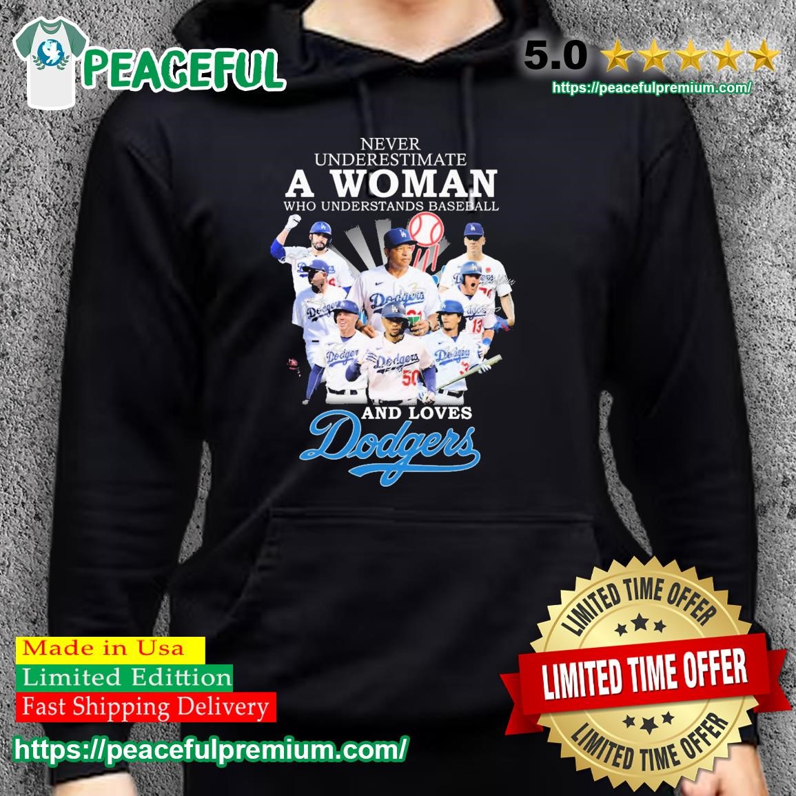 Official never Underestimate A Woman Who Understands Baseball And Loves  Dodgers T Shirt, hoodie, sweater, long sleeve and tank top