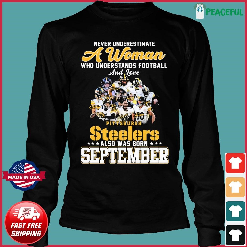 Pittsburgh Steelers Born A Steelers Fan Just Like My Daddy T-Shirt - T- shirts Low Price