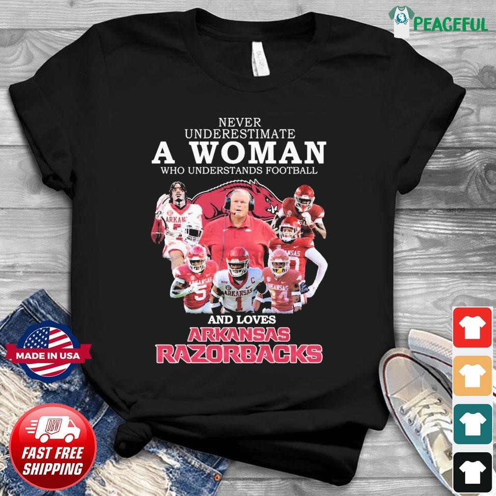 Never Underestimate A Woman Who Understands Football And Love Kansas City  Chiefs Womens Shirt - Wiseabe Apparels