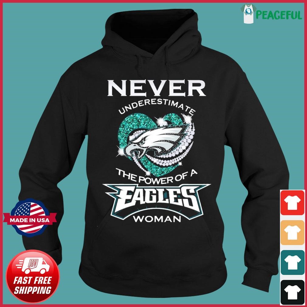 Philadelphia Eagles heart diamond football shirt, hoodie, sweater, long  sleeve and tank top