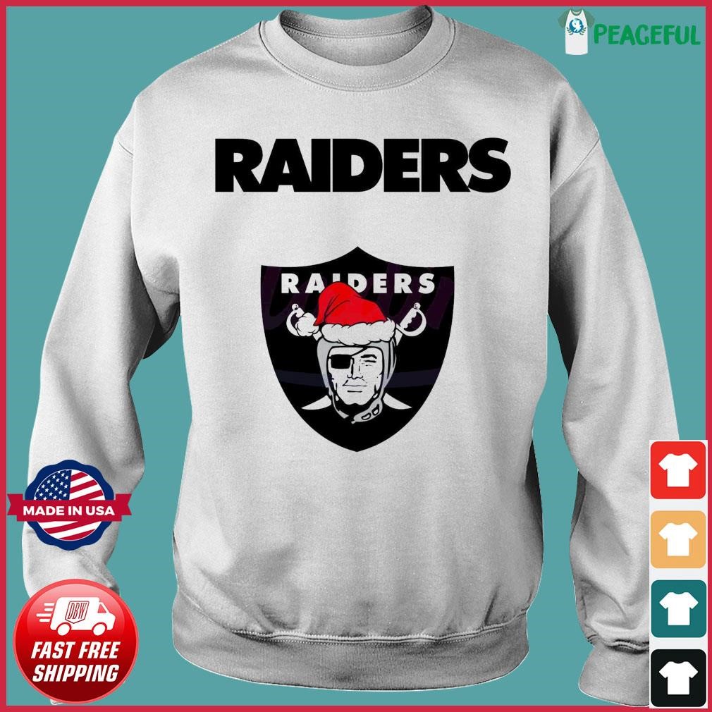 Oakland Raiders NFL Christmas Logo Shirt, hoodie, longsleeve