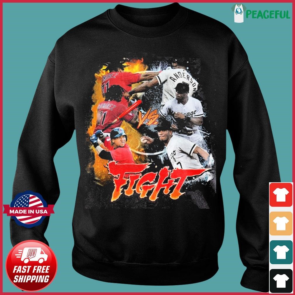 Official down Goes Anderson Shirt Jose Ramirez Vs Tim Anderson