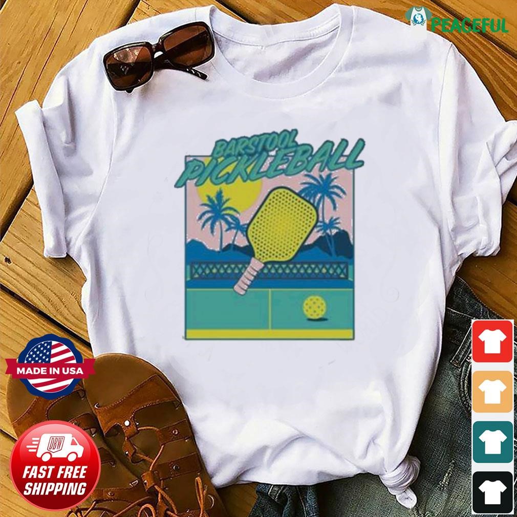 Barstool Pickleball Tee | Fore Play Light Blue