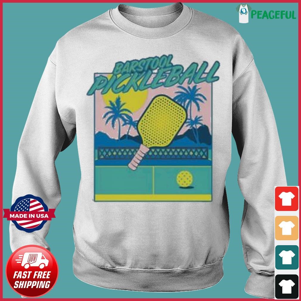 Barstool Pickleball Tee | Fore Play Light Blue