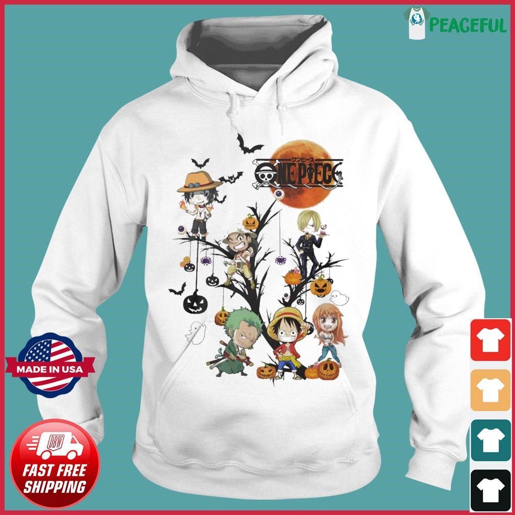 Merry Christmas One Piece Chibi Tree shirt, hoodie, sweater, long sleeve  and tank top