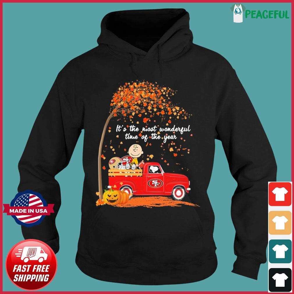 San Francisco 49ers Snoopy and Charlie Brown Peanuts shirt, hoodie,  sweater, long sleeve and tank top