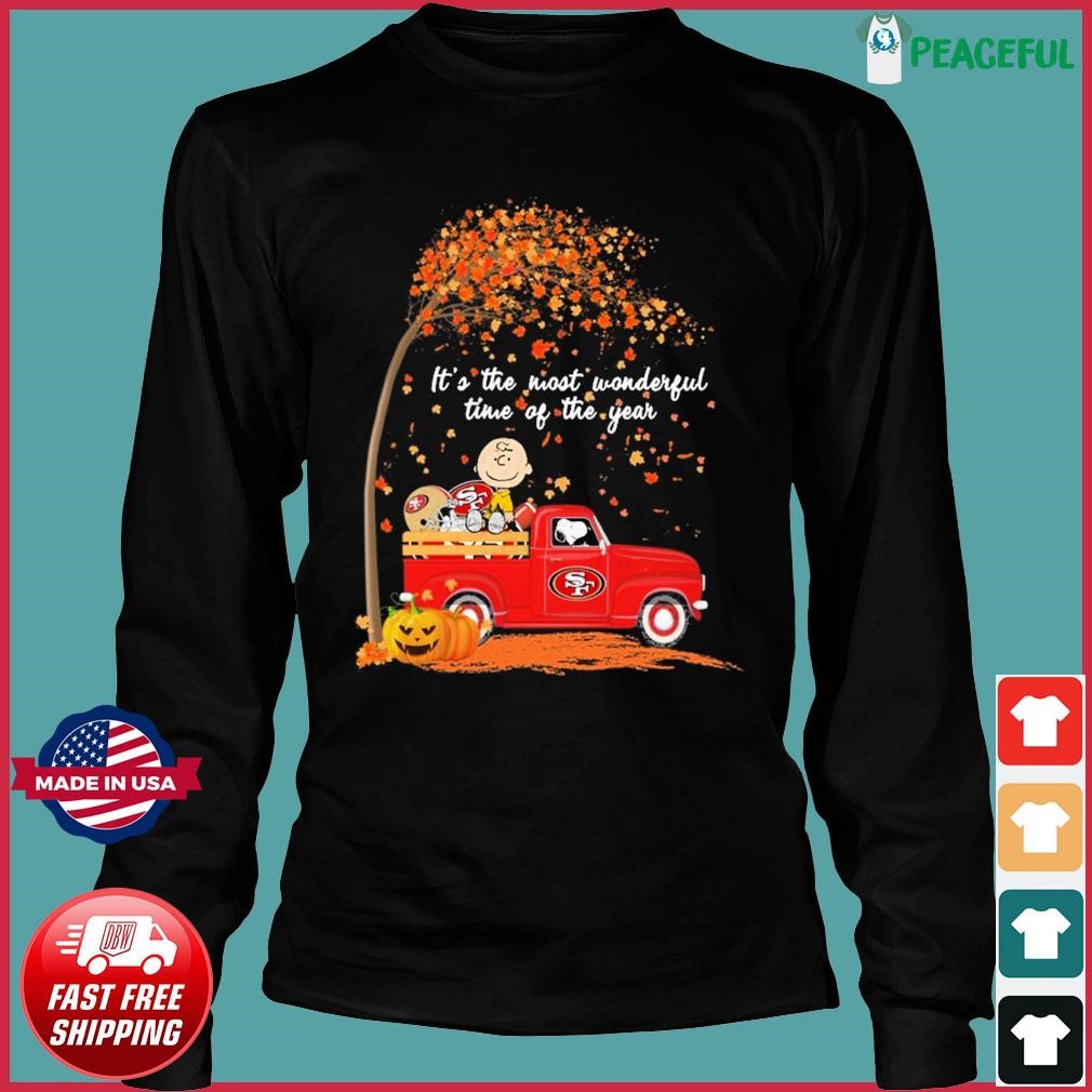 San Francisco 49ers Snoopy and Charlie Brown Peanuts shirt, hoodie,  sweater, long sleeve and tank top