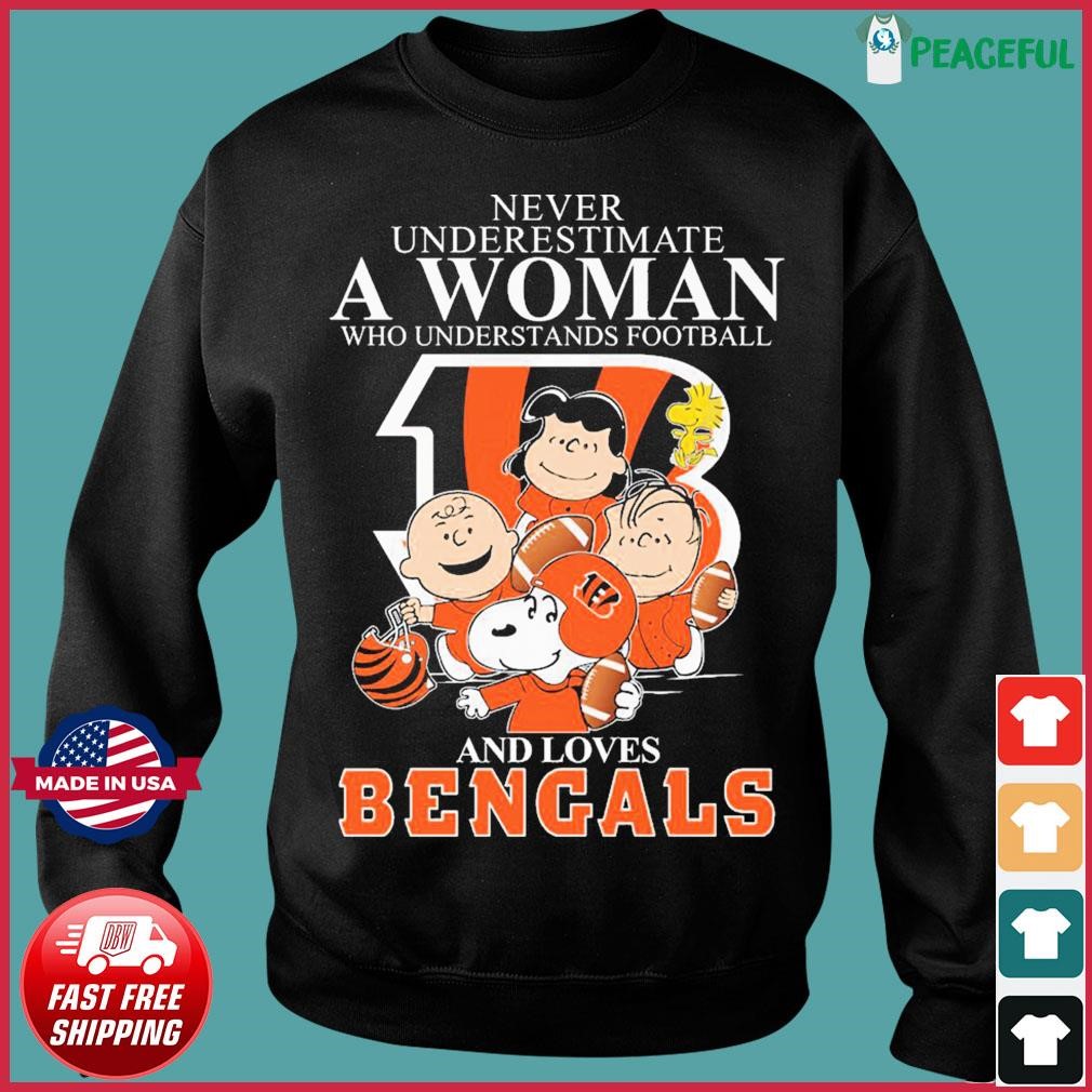 Official Snoopy Peanuts Just A Girl Who Loves Fall And Cincinnati Bengals  Shirt, hoodie, sweater, long sleeve and tank top