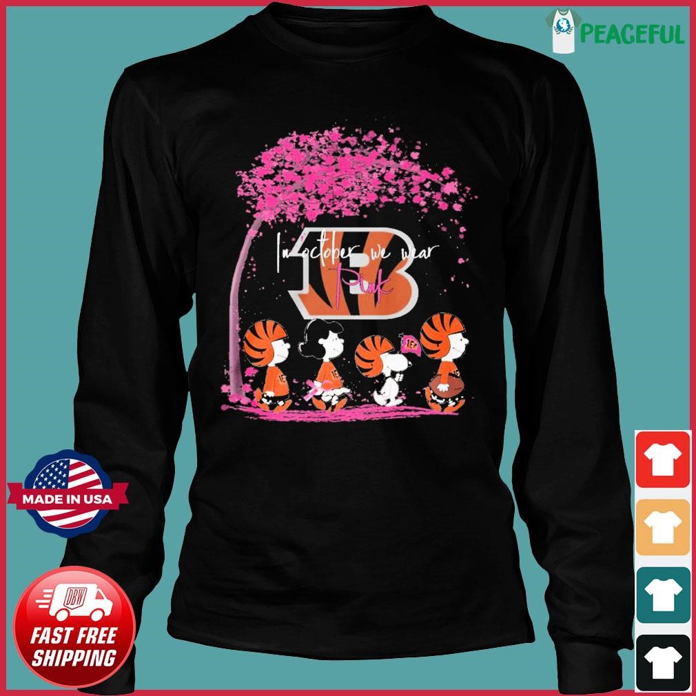 Cincinnati Bengals In October We Wear Pink shirt, hoodie, sweater, long  sleeve and tank top