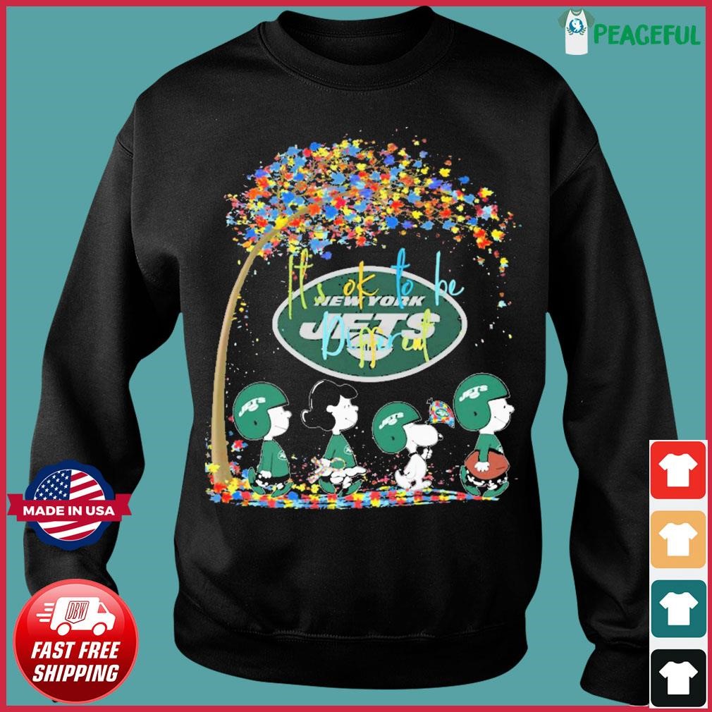 Snoopy The Peanuts New York Jets Christmas Sweater