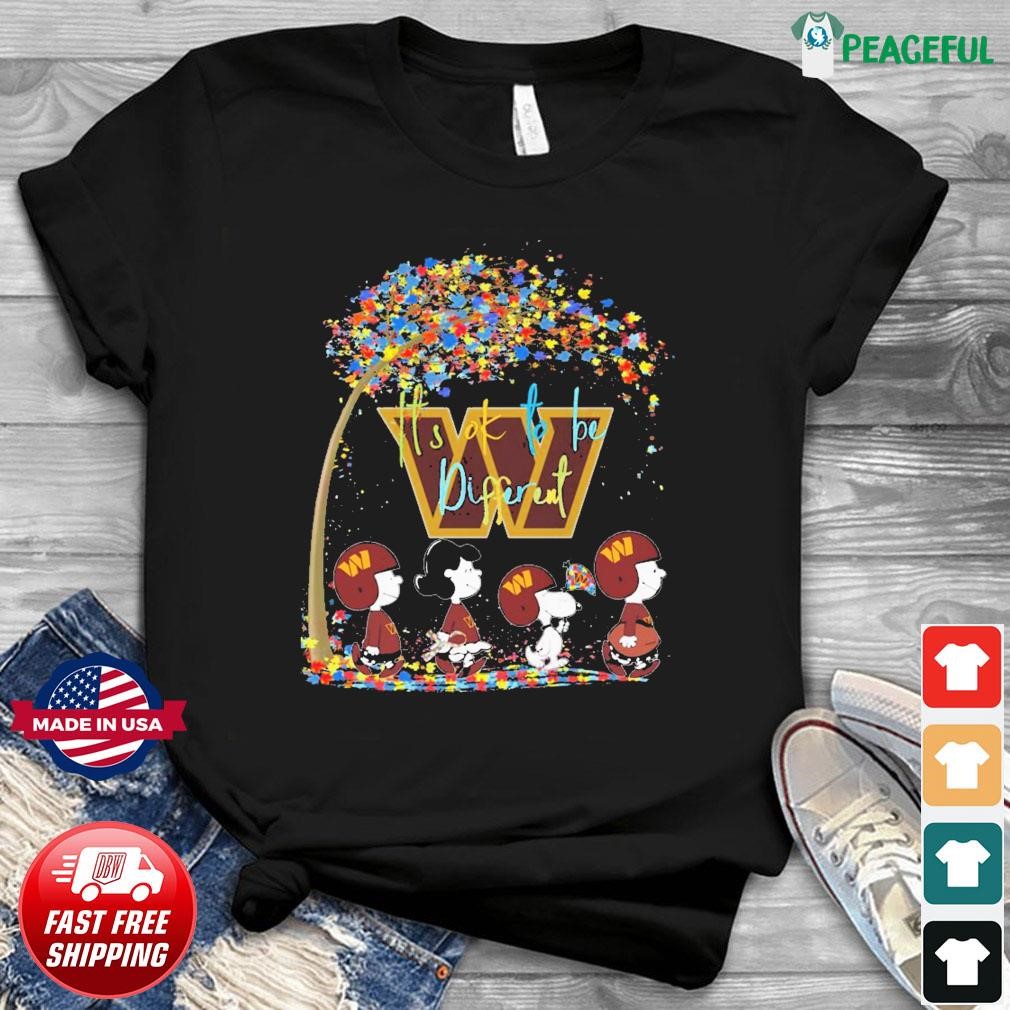 Washington Commanders Snoopy Charlie Brown Shirt