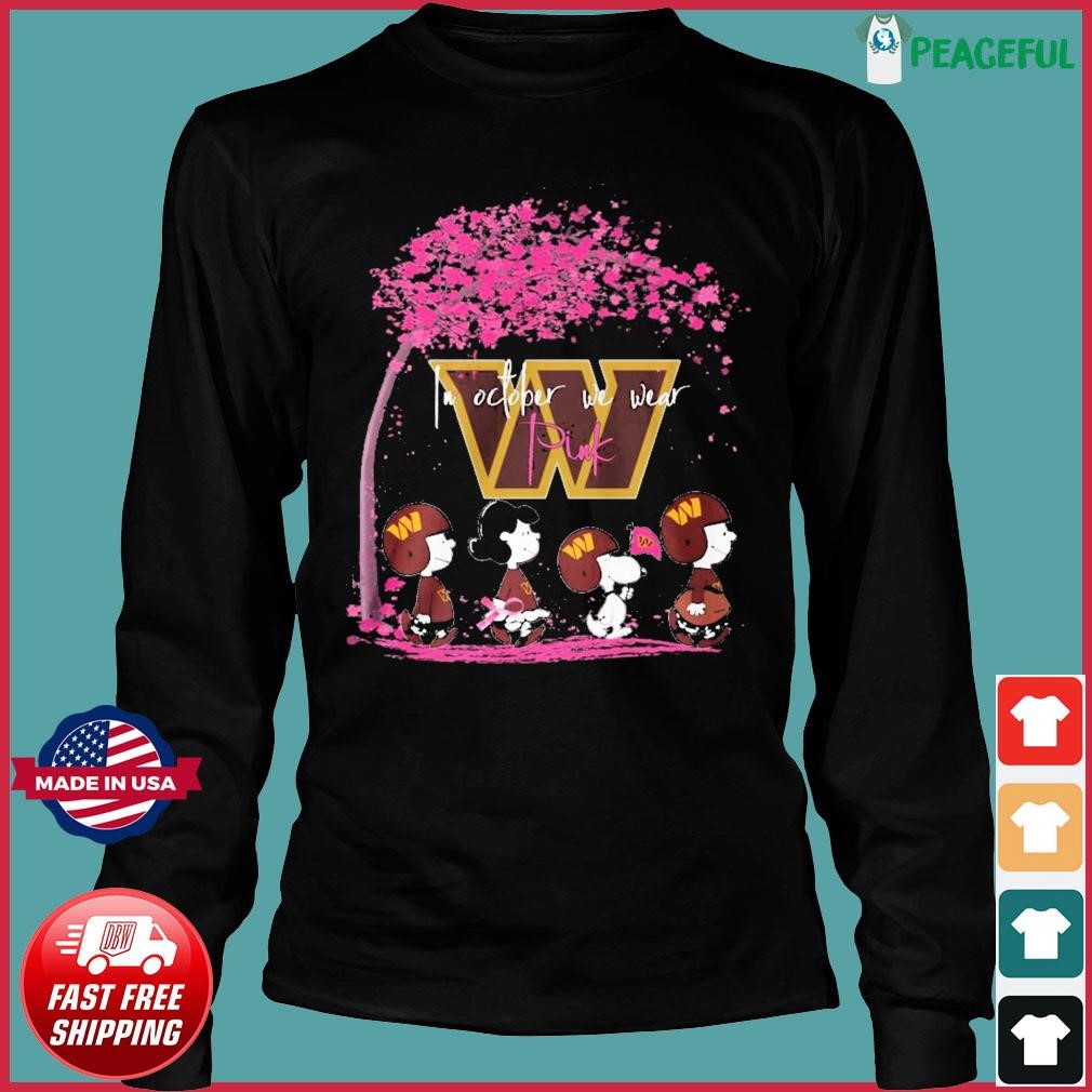 Washington Commanders Snoopy Charlie Brown Shirt