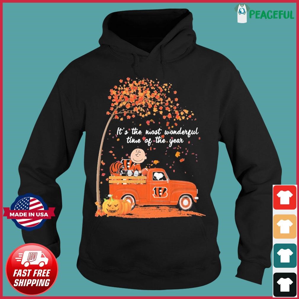 Cincinnati Bengals Snoopy and Charlie Brown Peanuts shirt, hoodie, sweater,  long sleeve and tank top