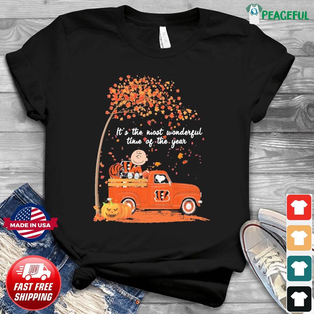 Cincinnati Bengals Snoopy and Charlie Brown Peanuts shirt, hoodie, sweater,  long sleeve and tank top