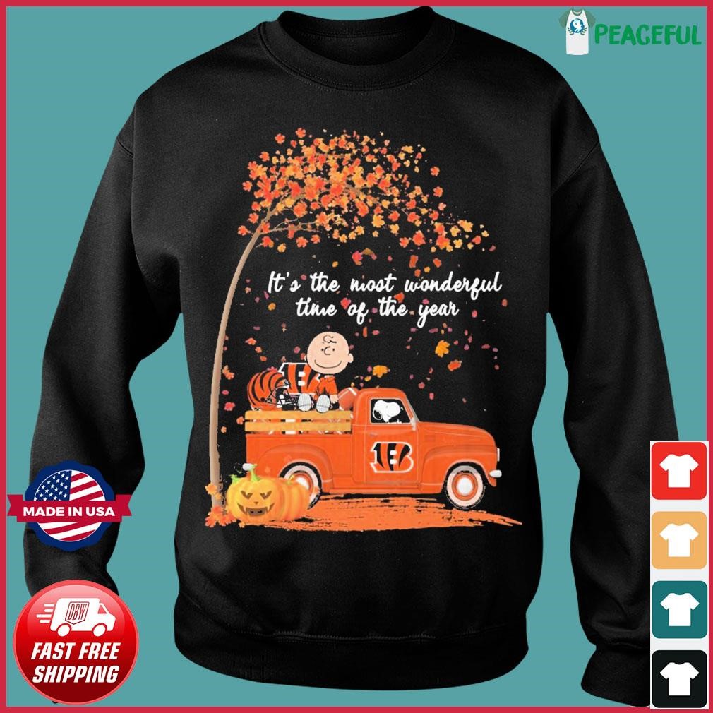 Cincinnati Bengals Snoopy and Charlie Brown Peanuts shirt, hoodie, sweater,  long sleeve and tank top