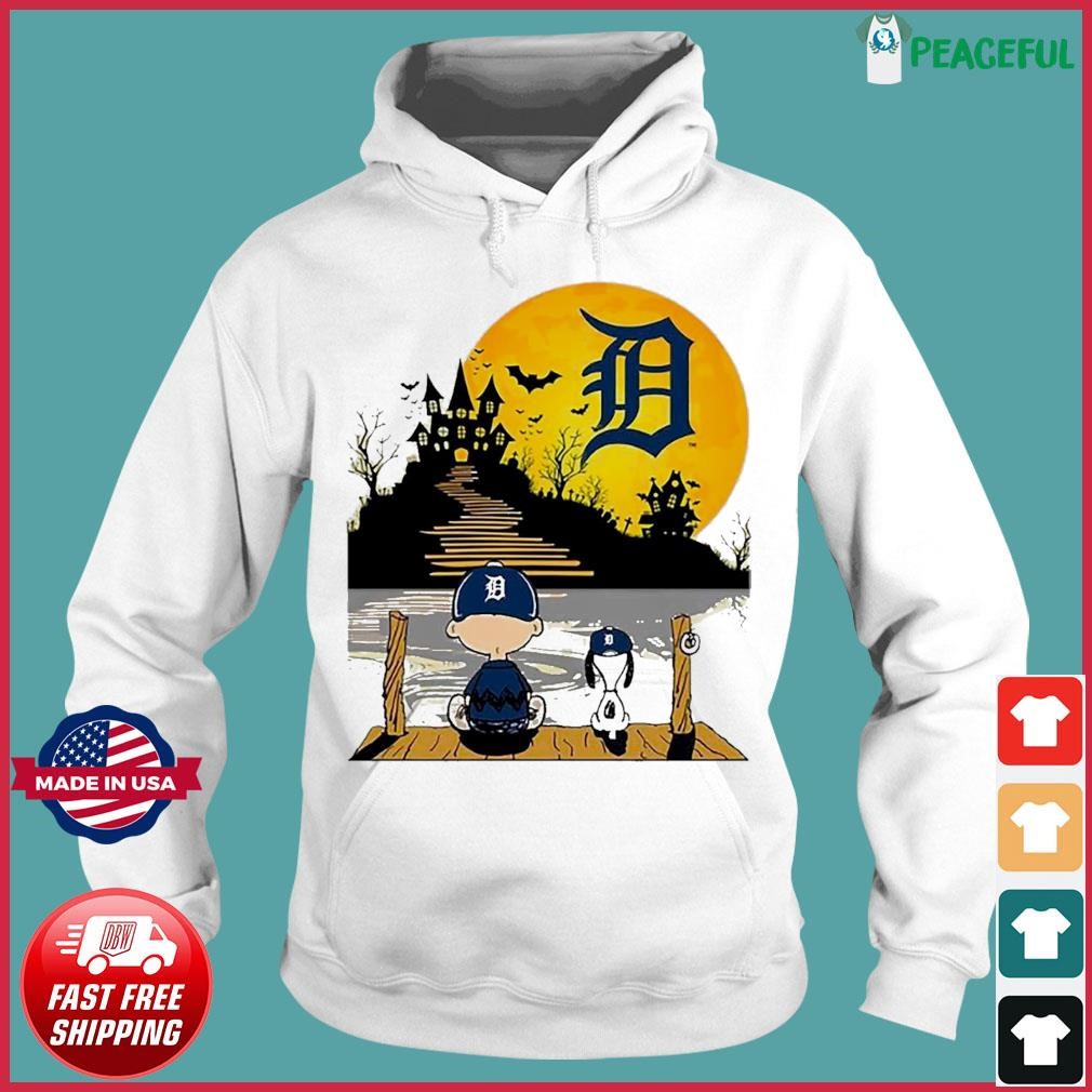 Peanuts Charlie Brown And Snoopy Playing Baseball Detroit Tigers shirt,sweater,  hoodie, sweater, long sleeve and tank top