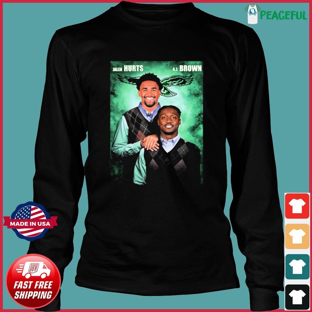 A.J. Brown and Jalen Hurts Philadelphia Eagles NFL Jam shirt