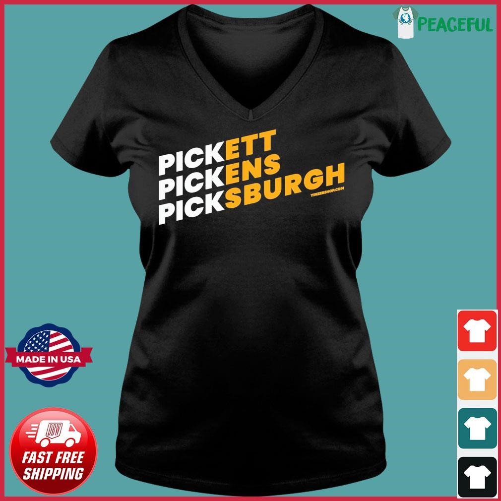 Pickett, Pickens, Pittsburgh Steelers Shirt Ladies V-neck Tee.jpg