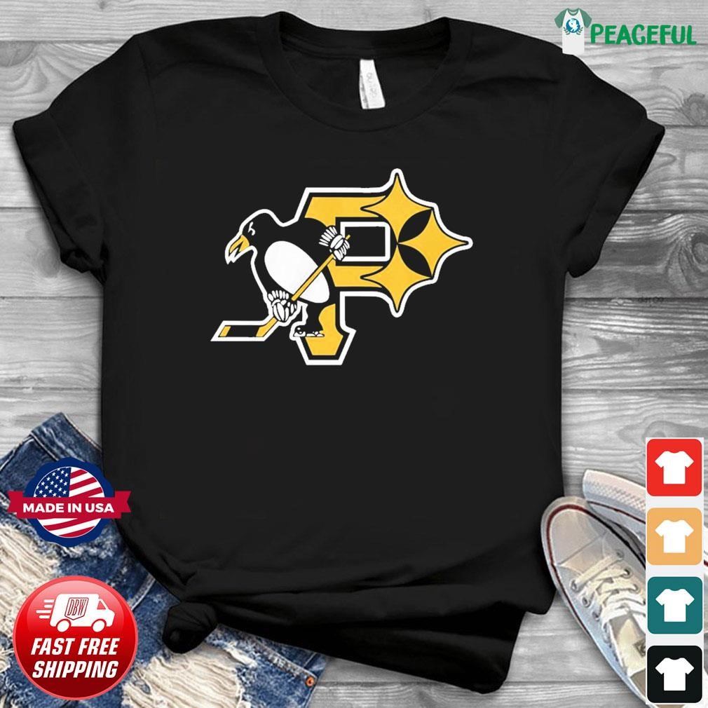 Pittsburgh Penguins Pirates Steelers logo shirt, hoodie, sweater, long  sleeve and tank top