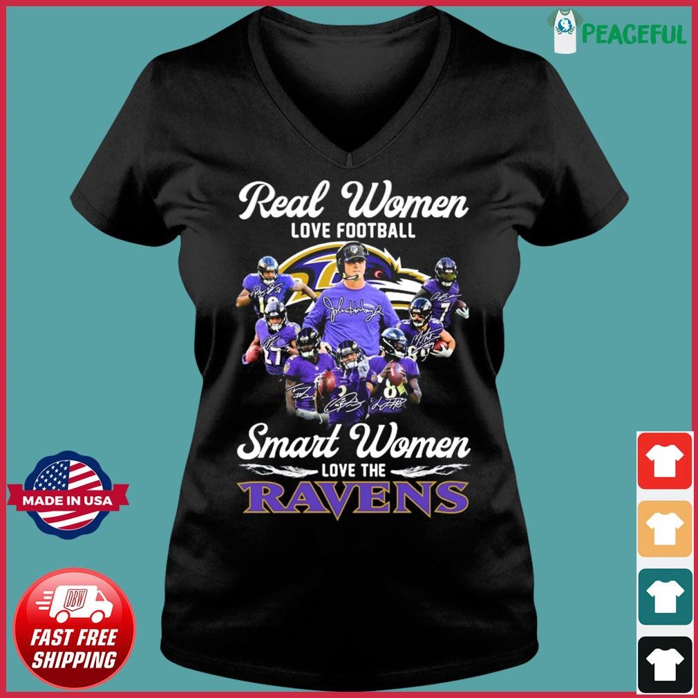 Real women love football smart women love the Baltimore Ravens 2023 logo  shirt, hoodie, sweater, long sleeve and tank top